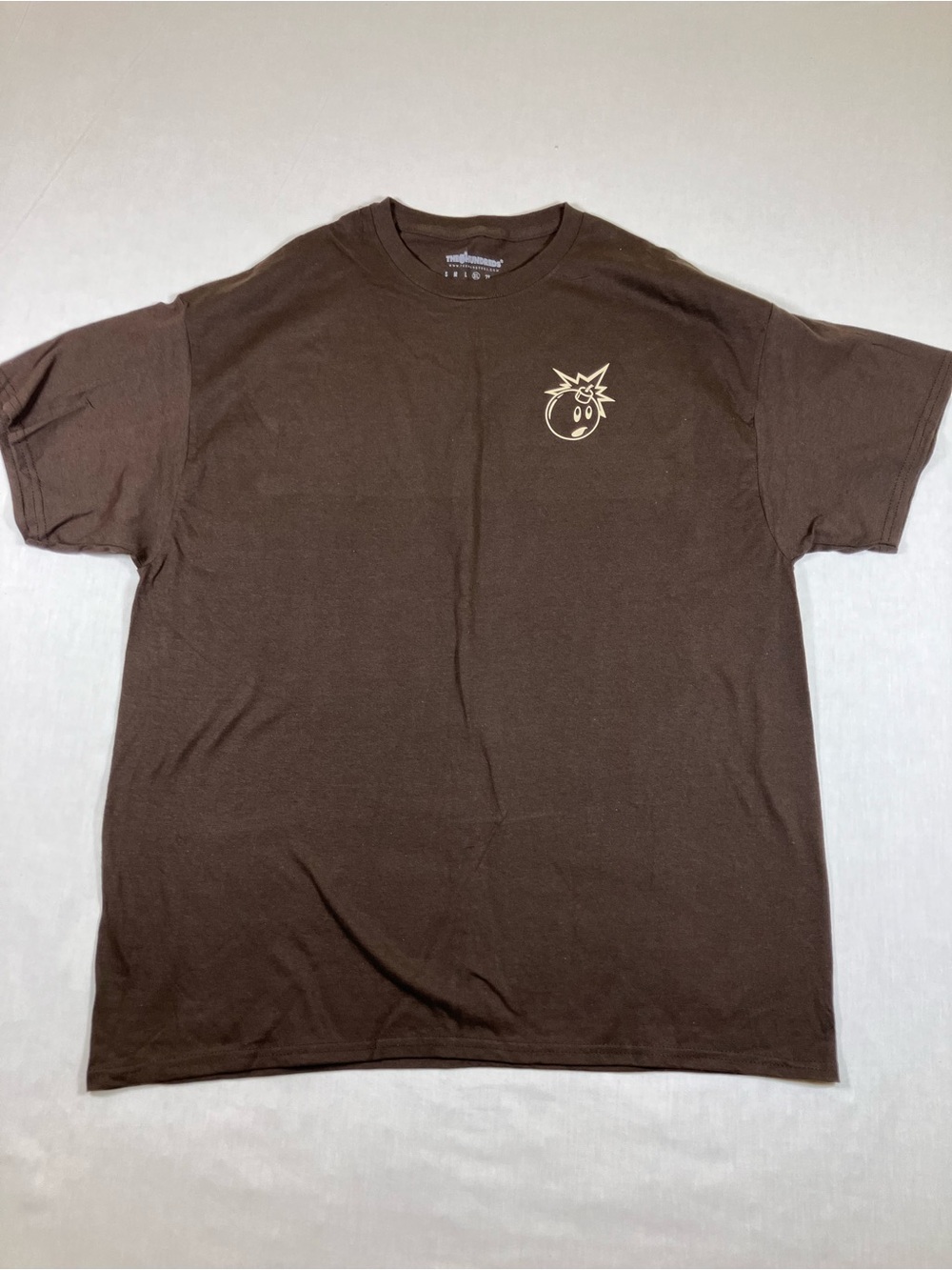 The Hundreds Brown Short Sleeve Tee with Small Front Graphic